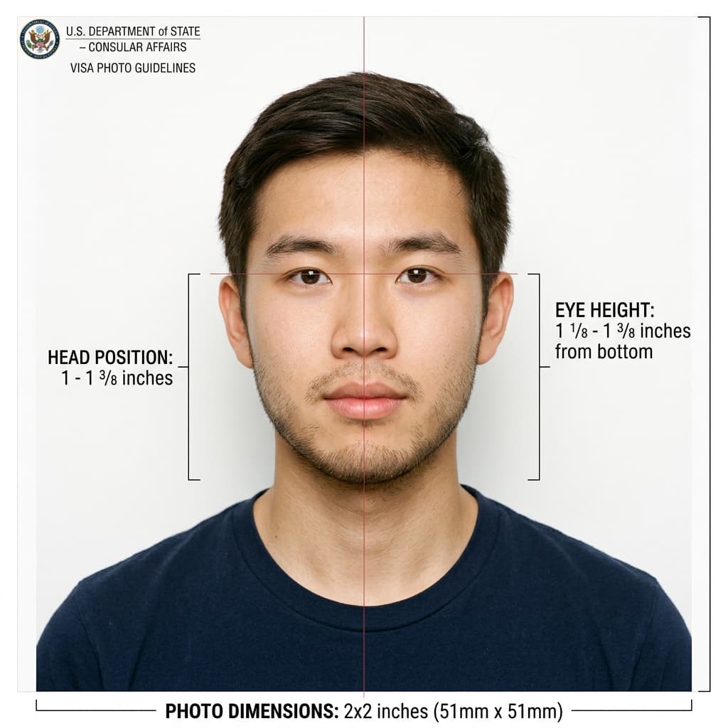 International and US visa photo biometric specifications guide